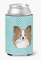 Vista 526 de Caroline's Treasures BB1293LITERK Tablero de ajedrez verde lima Weimaraner Botella de vino Hugger Funda Enfriadora Abrazador Lavable a Máquina