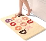 QJHOMO You Look Good Bath Mat Cute Black and White Bathroom Rugs Funny Bath Rug, Non Slip Shower Mat Cool Home Decor, Soft Microfiber Floor Carpet Washable, Super Absorbent Bathmat (16x24 inch)