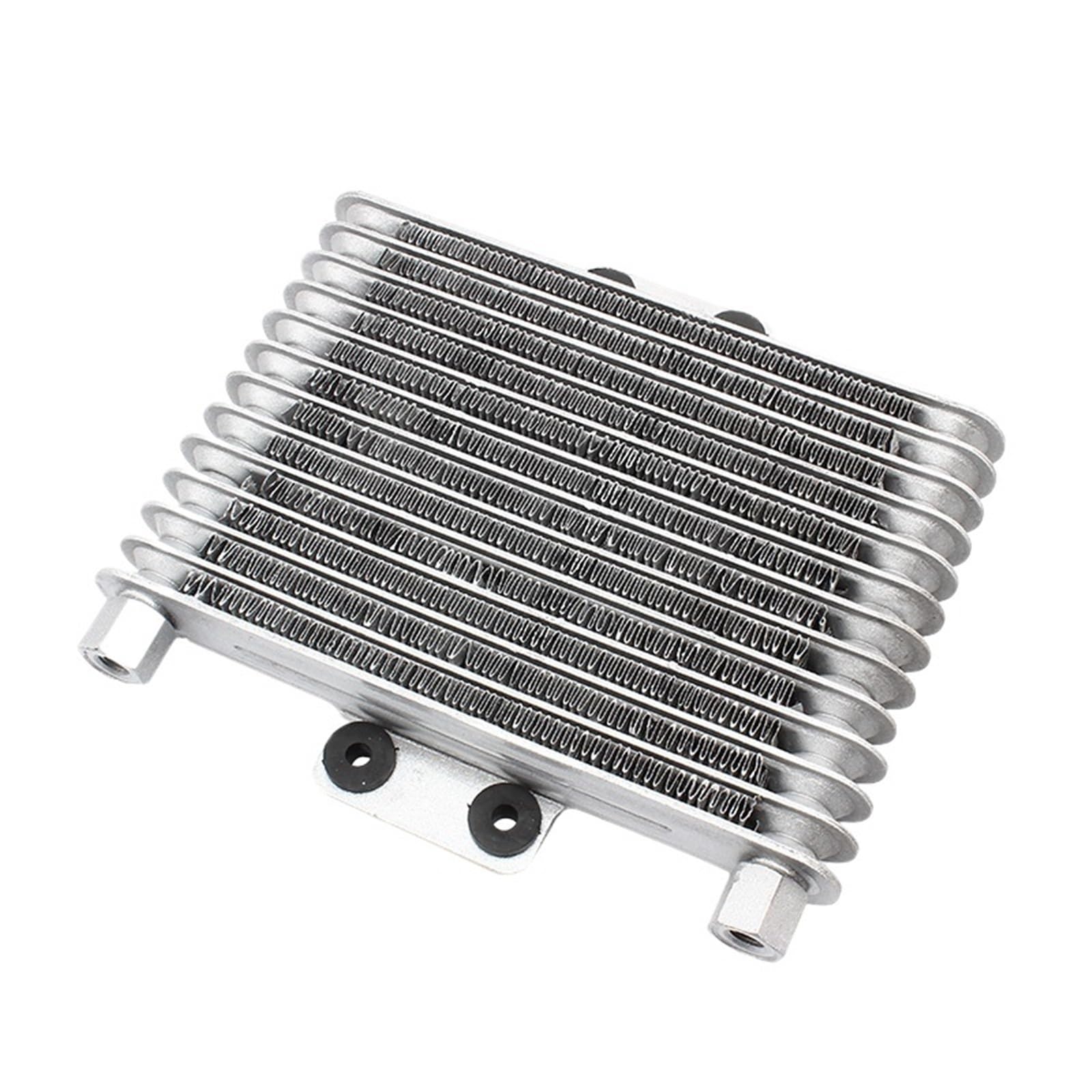 Chłodnica silnika Chłodnica oleju Motocyklowa chłodnica oleju 125 cm3 do 400 cm3 Chłodzenie wodne Uniwersalne 12 rzędów Chłodnica Oleju(Silver m12 x 1.25)