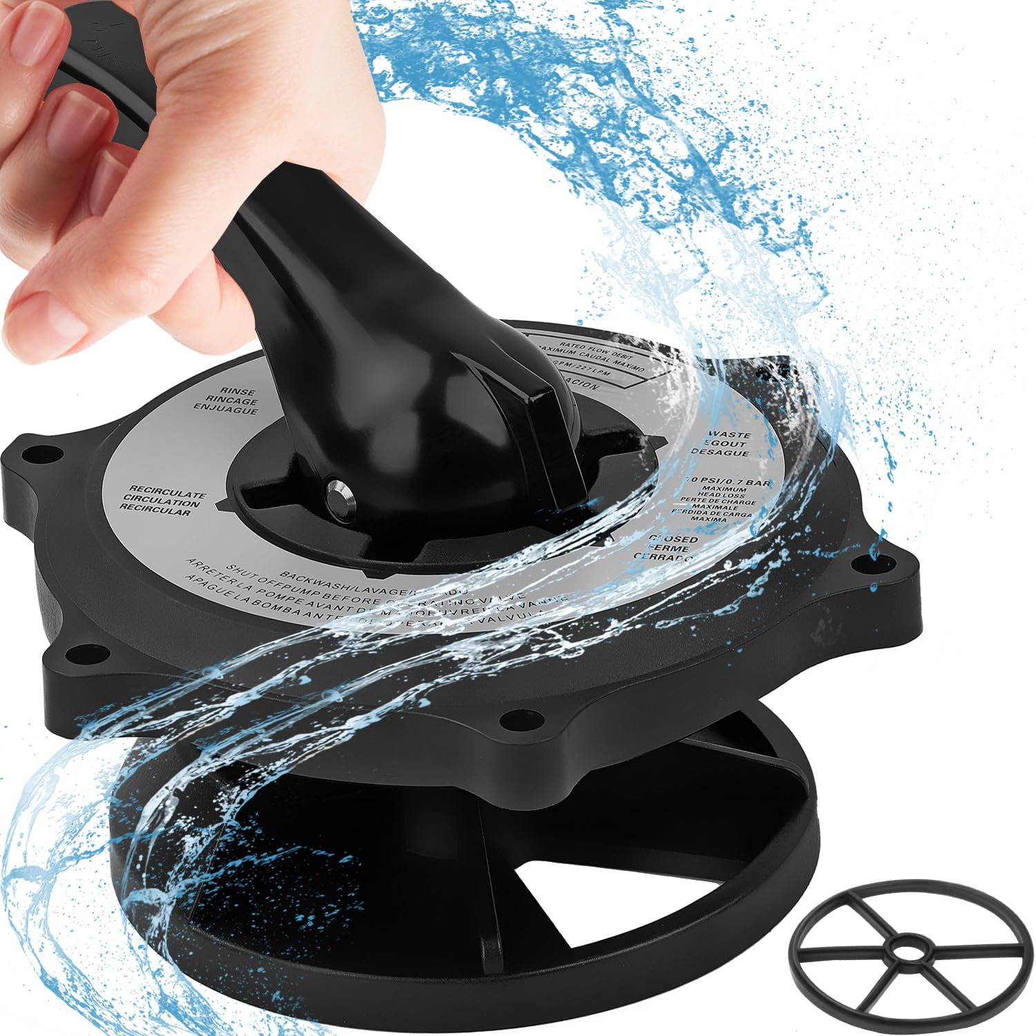 SPX0710XBA Key Cover and Handle Assembly Fit for 1 1/2" Valves: SP0710, SP0710X, SP0711, SP0712