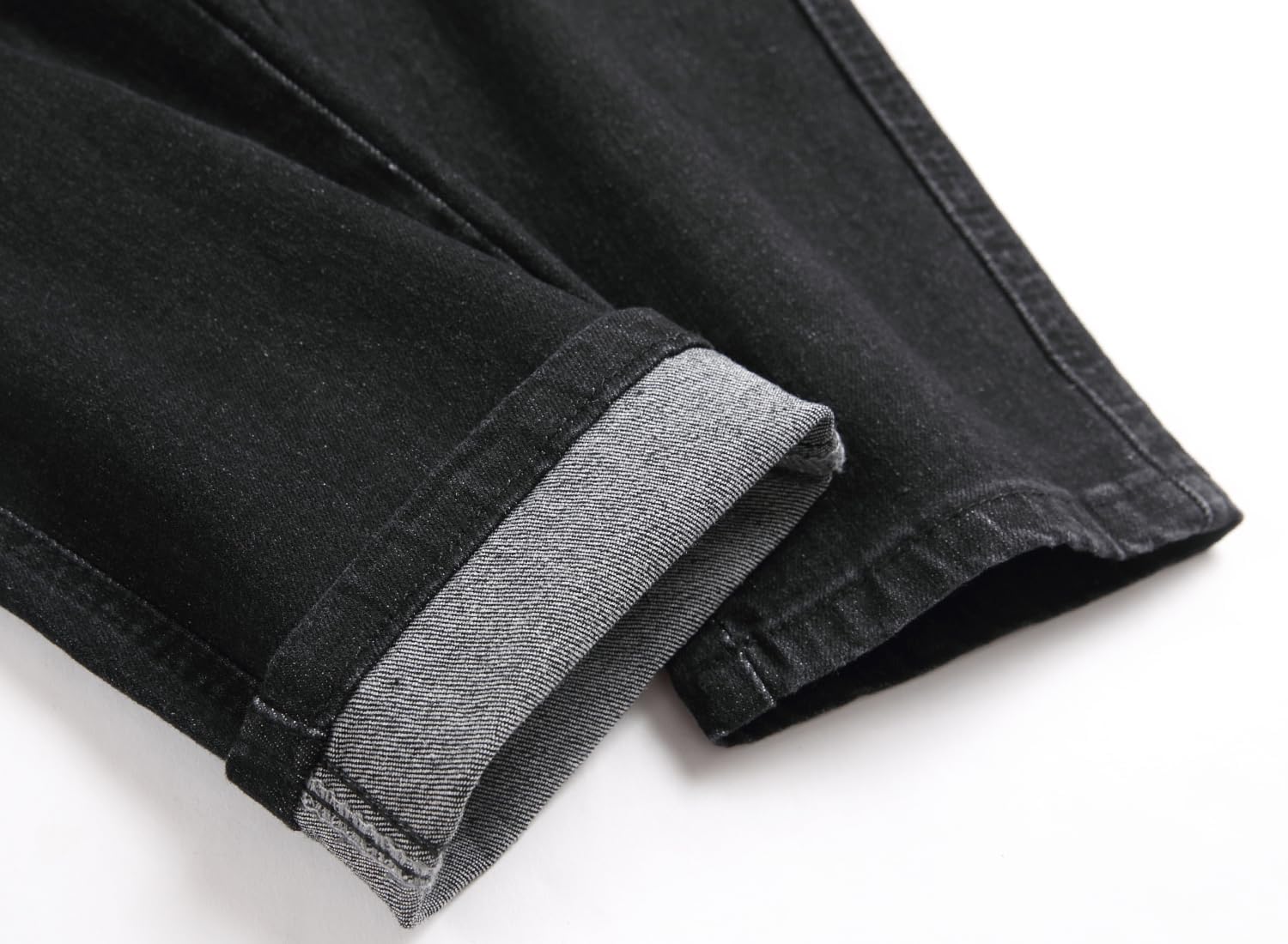 Pantalones vaqueros ajustados para hombre, ajustados, ajustados, ajustados, ajustados, de pierna recta regular, pantalones vaqueros de cintura flexible, pantalones vaqueros informales para