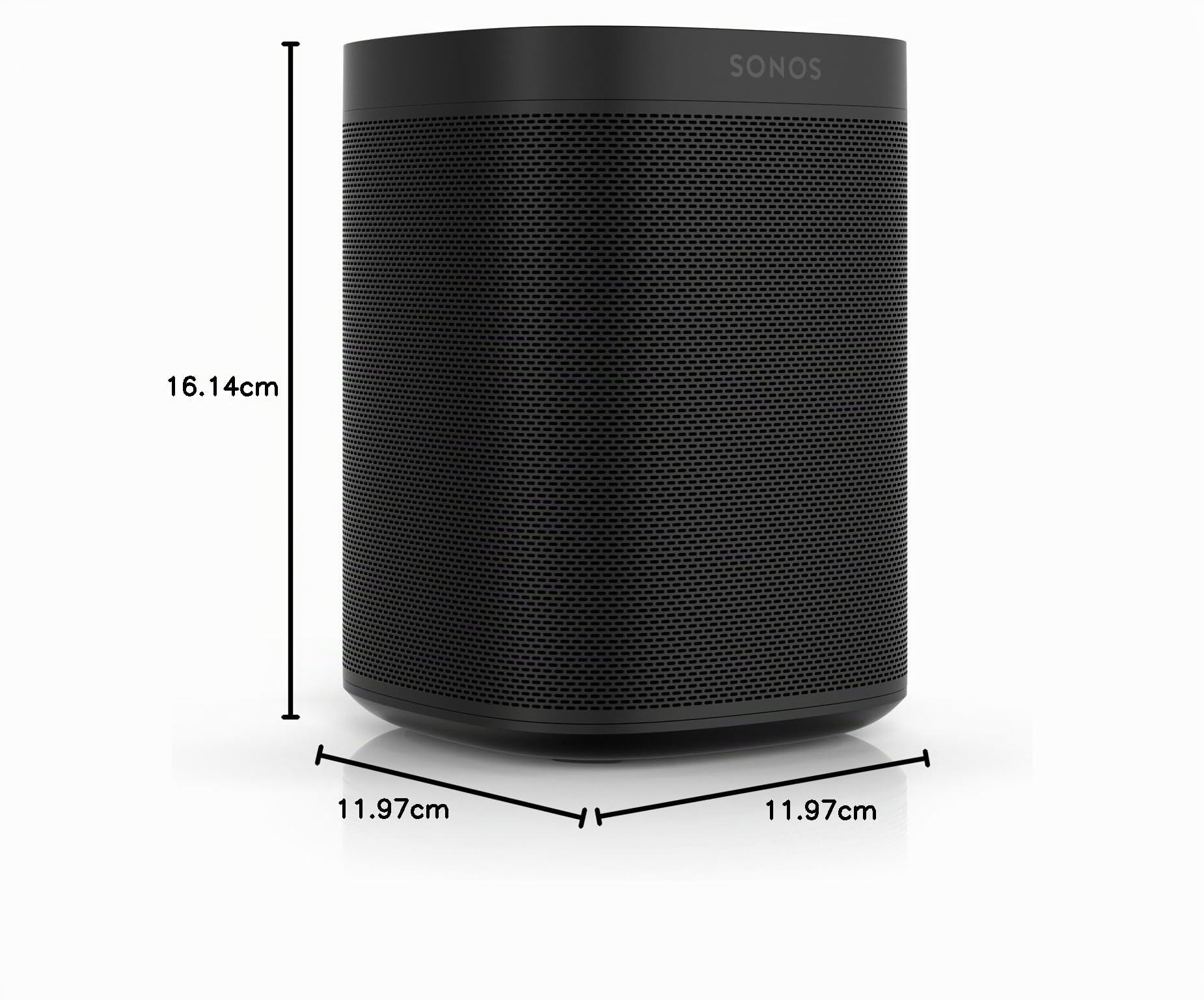 Sonos One Generazione 1 Smart Speaker per Ascoltare la Musica in Streaming, Nero