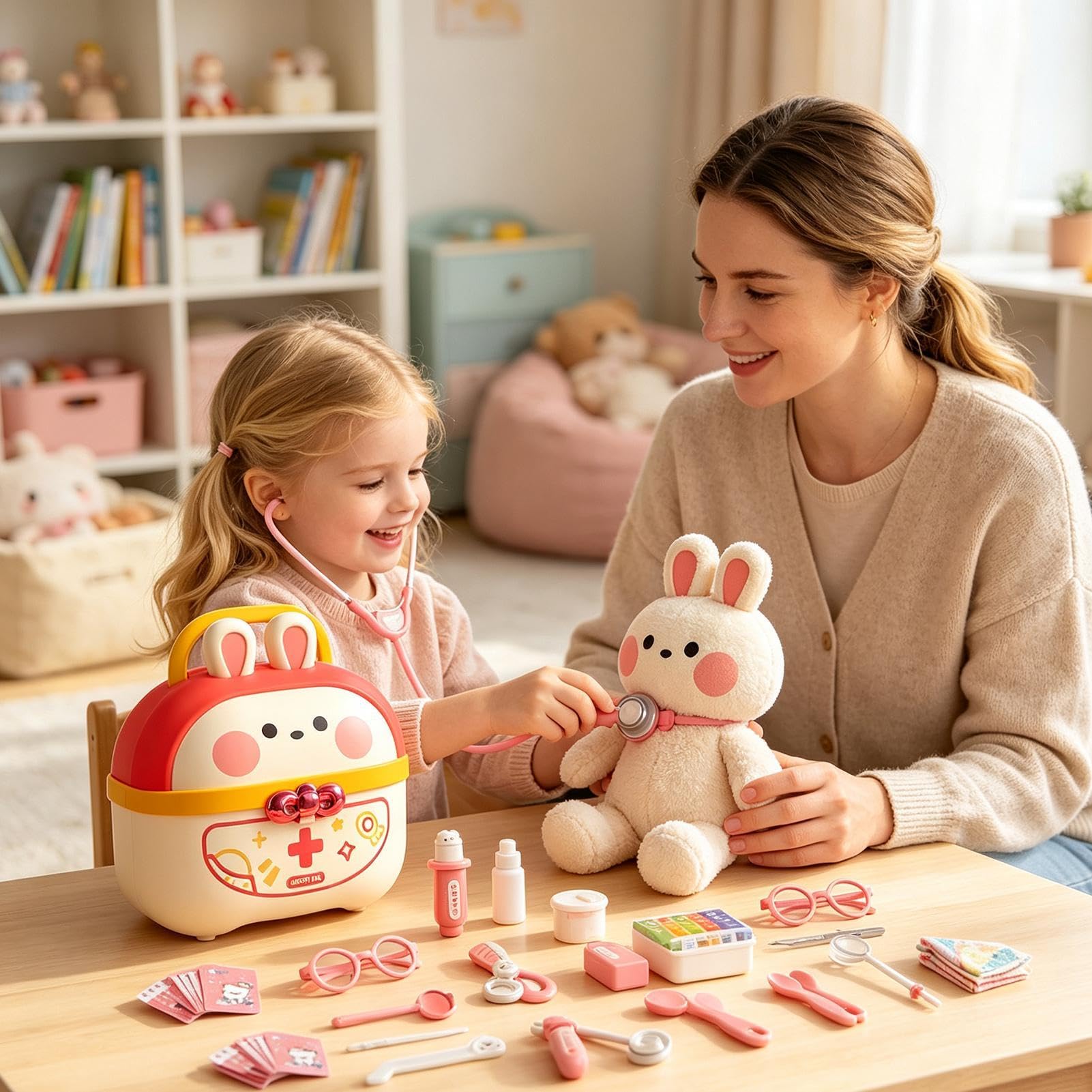 Kit da Dottore per Bambini Di Ruolo Educativo Realistico Con E Suoni