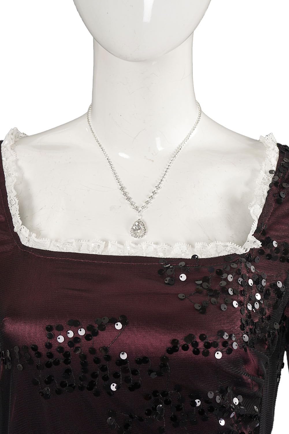 Boomtrader Titanic Rose Cosplay Costume Dress Adult Women Halloween Cosplay Rose Outfits - Image 2