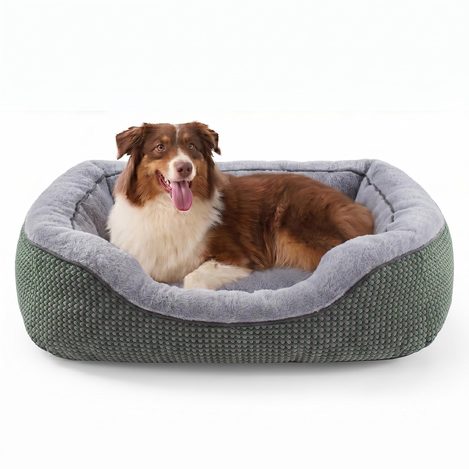INVENHO Large Dog Beds Large Sized Dog, Washable Orthopedic Warming Soft Sleeping Durable with Anti-Slip Bottom