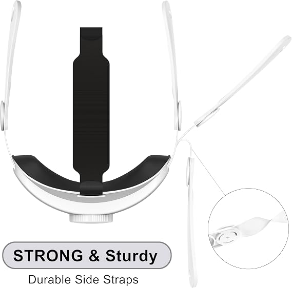 for Q3/3S Headset Headstrap Adjustable Elite Headband Replacement Enhanced Support Foldable Comfortable Q3/3S Accessories Relieve Face and Head Pressure