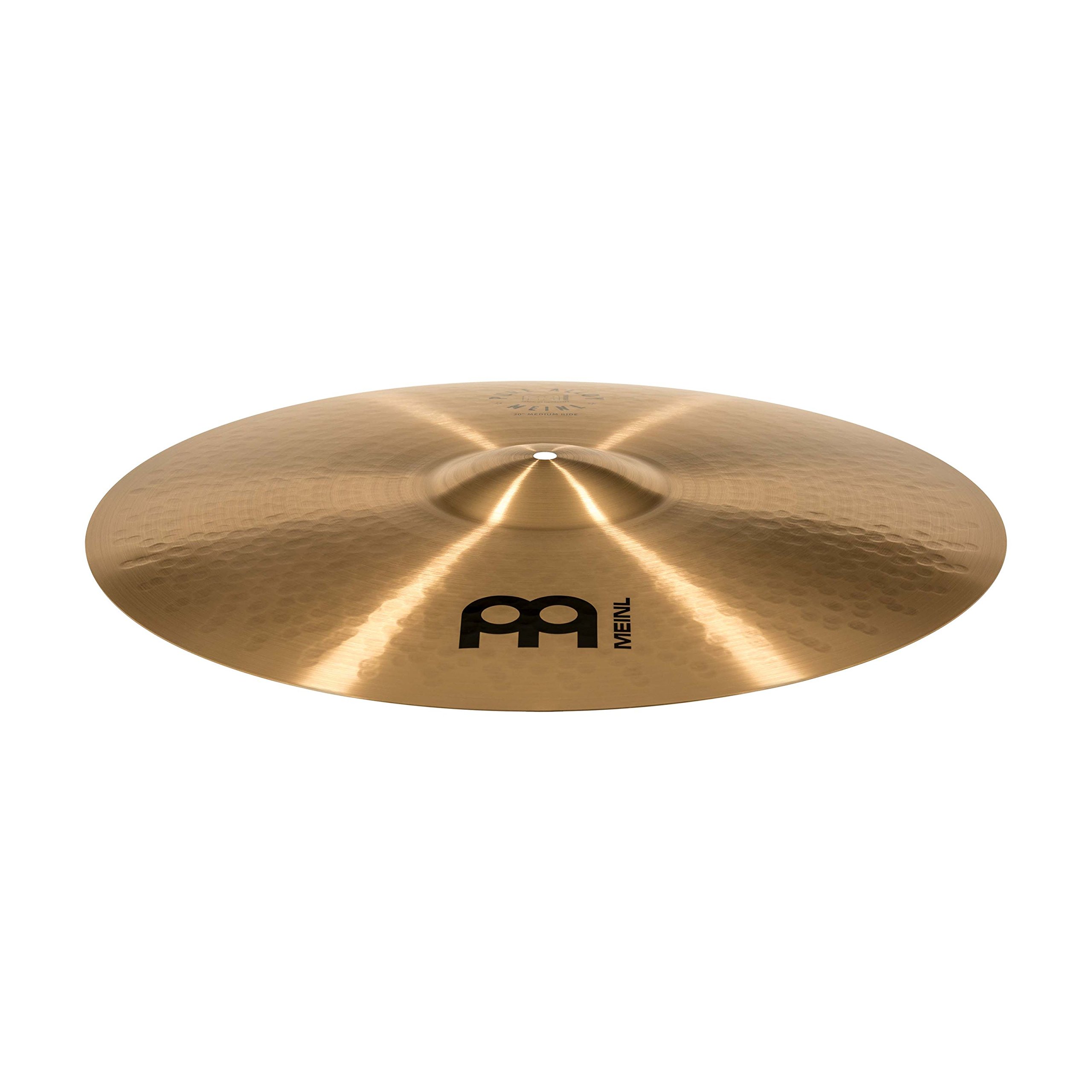 Meinl Cymbals Pure Alloy Piatto Ride Medium 20 pollici (50,80cm) per Batteria - Bronzo puro in Lega, Finitura Tradizionale (PA20MR)