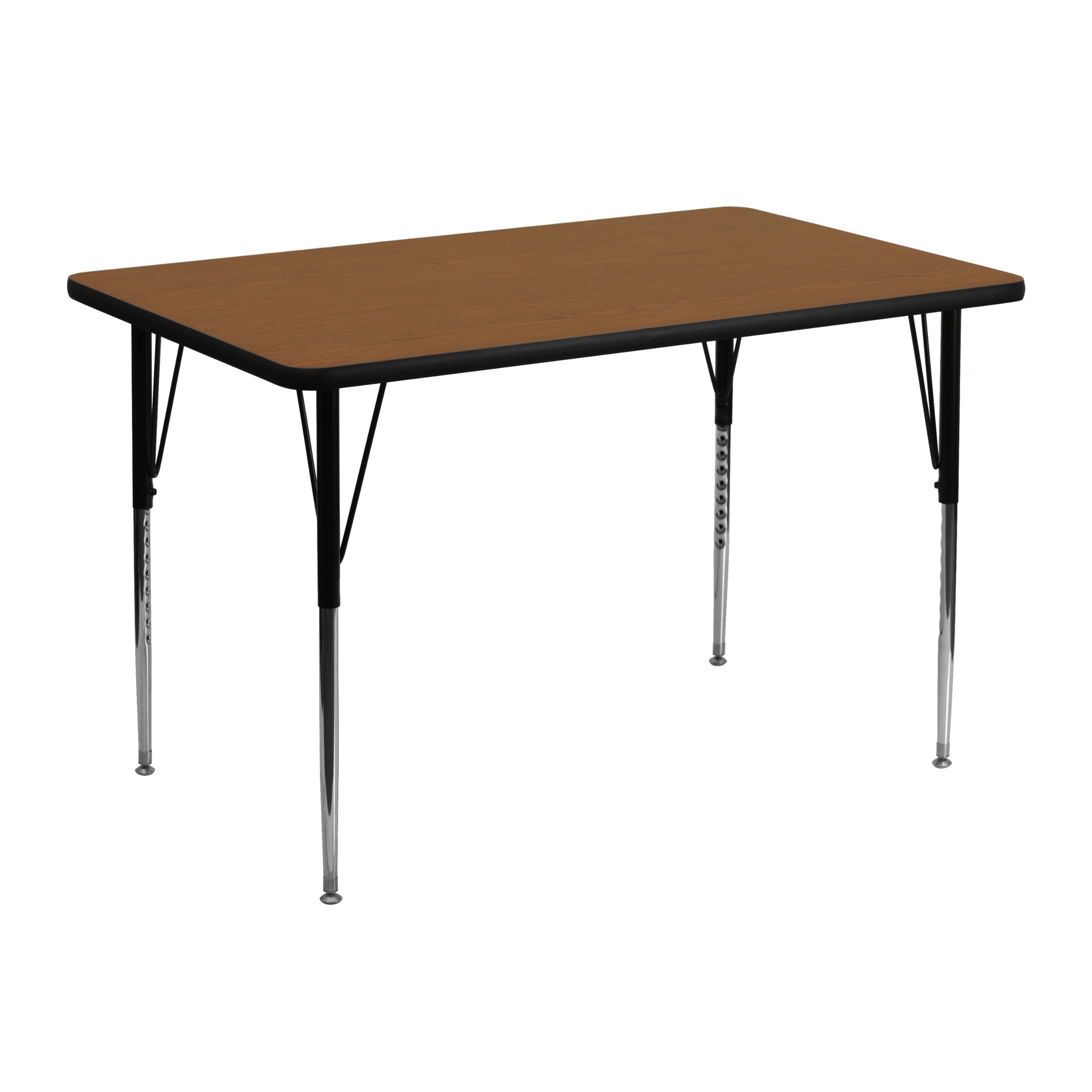 Photo 1 of Flash Furniture Activity Table, 48" x 30", Oak
