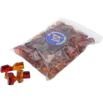 PE  M Sugar Free Fruit Gum Cherry/Cola MEcks 500 g Refill Bag Minimal Packaging 100% Recyclable Juicy Mix Premium Fruit Gum