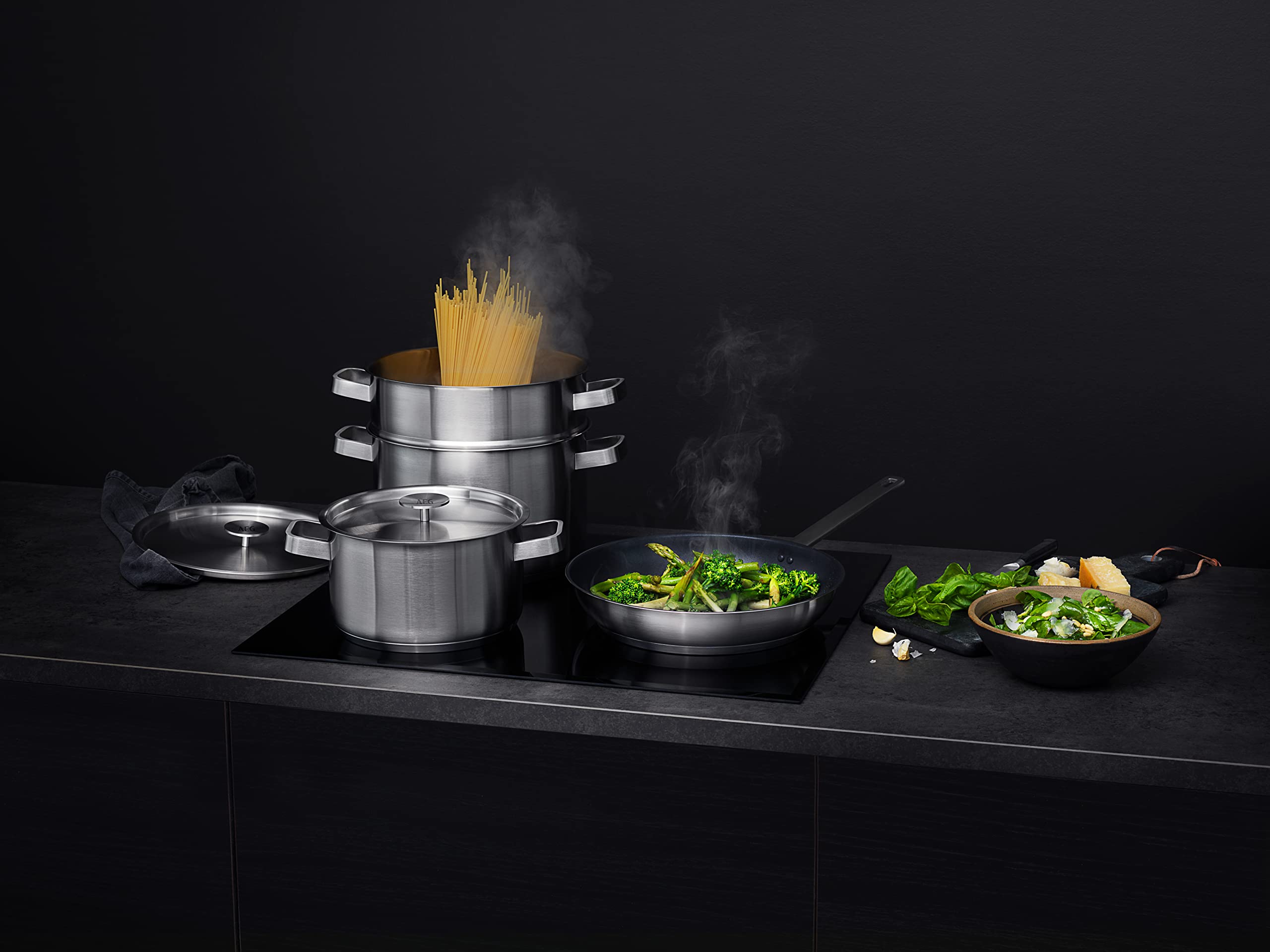 BERGNER - Set van 3 steelpannen (16-18-20 cm) Alea met