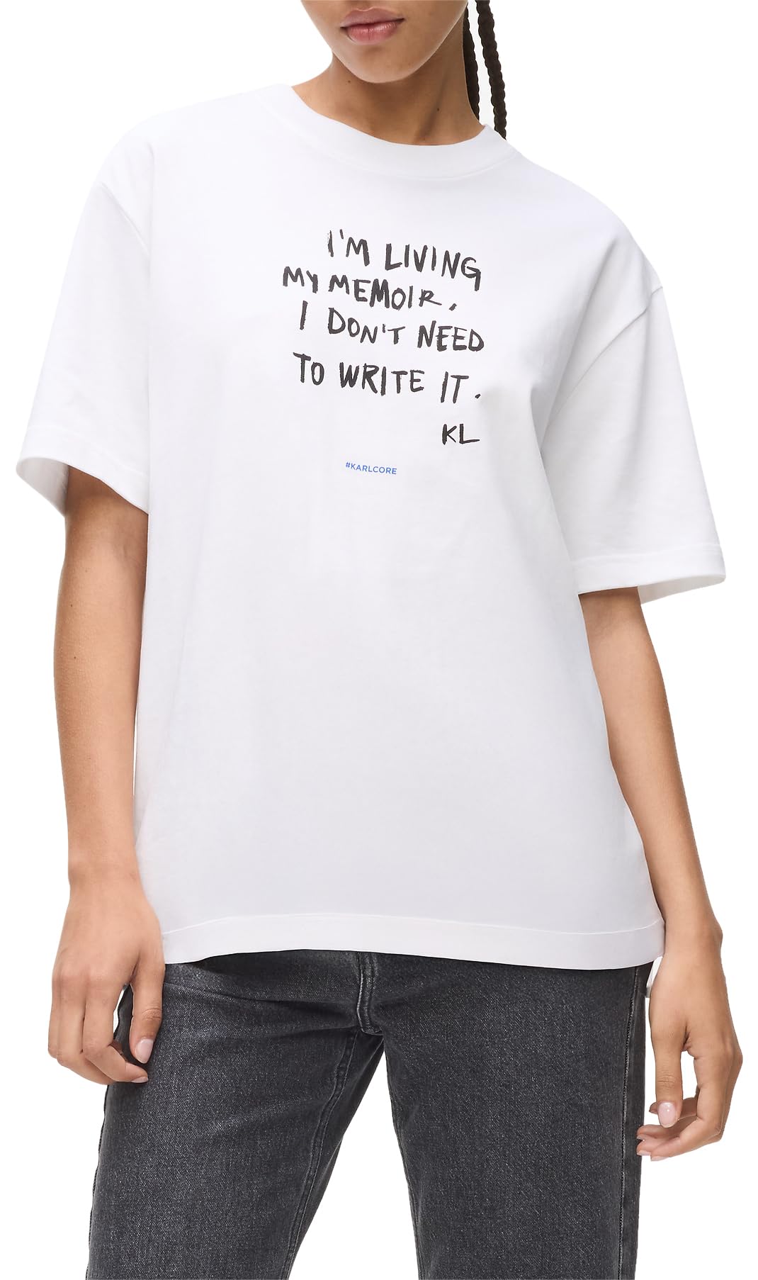 KARL LAGERFELD JEANS Donna Relaxed Karlismall T-Shirt