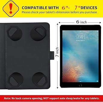 Case for Walmart Onn 7 inch Gen 3 2022 (Model:100071481),360 Degree Rotating Case Protective Cover with Kickstand and with Magnetic Closure,Colorful Smoke
