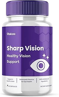 Sharp Vision Eye Supplement, Sharpe Vision Capsules for Advanced Healthy Eyesight Retina Support Formula, SharpVision Pills for Clear Eyes Sharper Vision Improvement Vitamins Formula (60 Capsules)