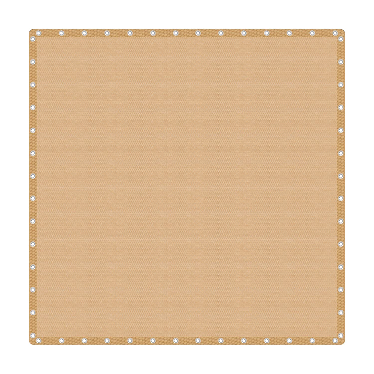 VICLLAX Shade Fabric Sun Shade Cloth Privacy Screen with Grommets for