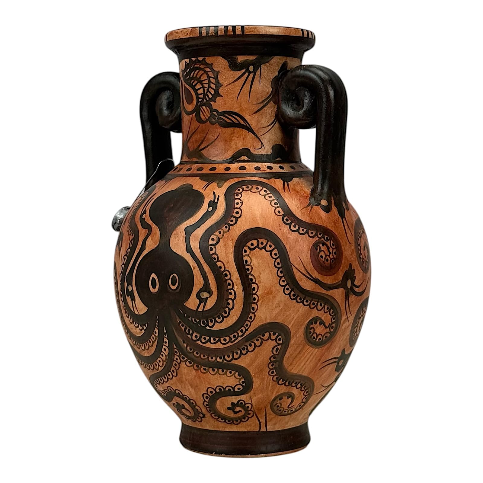 Vaso di polpo Anfora Stile marino Minoico Ceramica Cnosso Museo Copia 20 cm