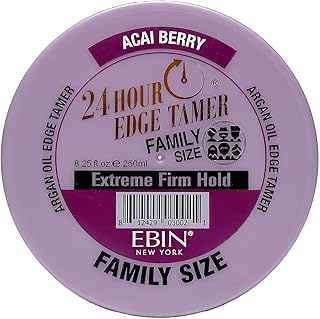 Gel Fixação Cabelo Ebin Edge Tamer 250ml Fragrância Açai