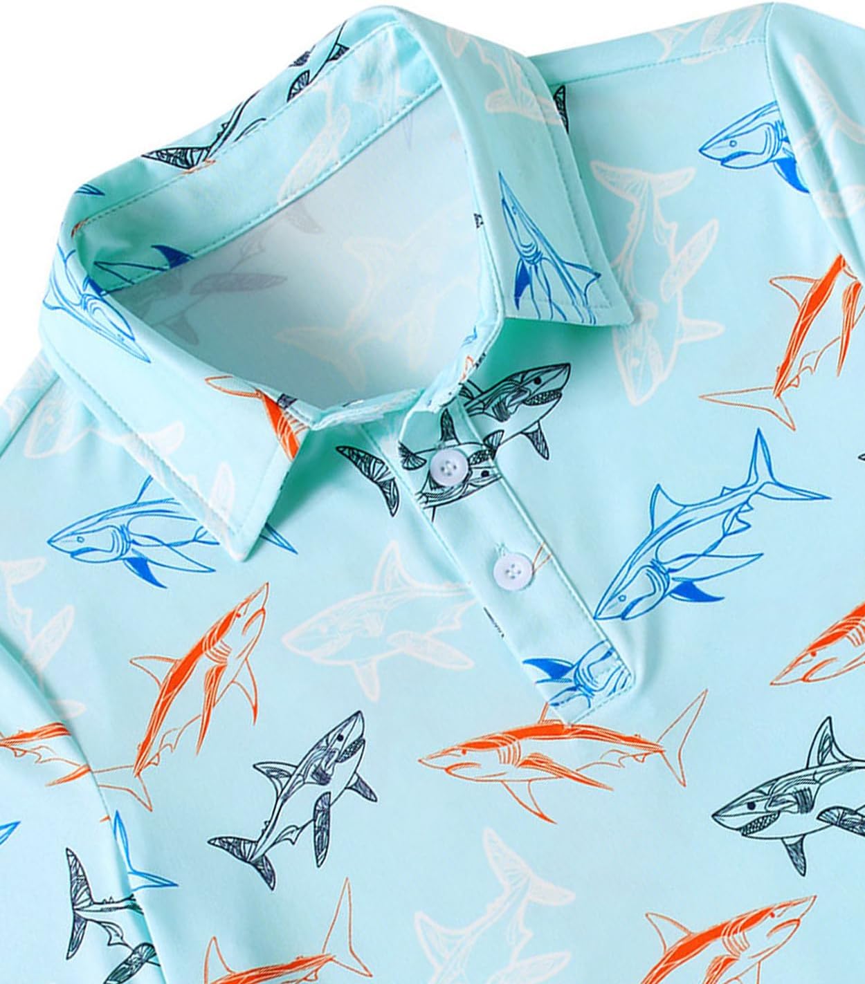 Boys Performance Polo Shirt Short Sleeve Golf Clothes for Active Casual Size 5-14 - Image 5