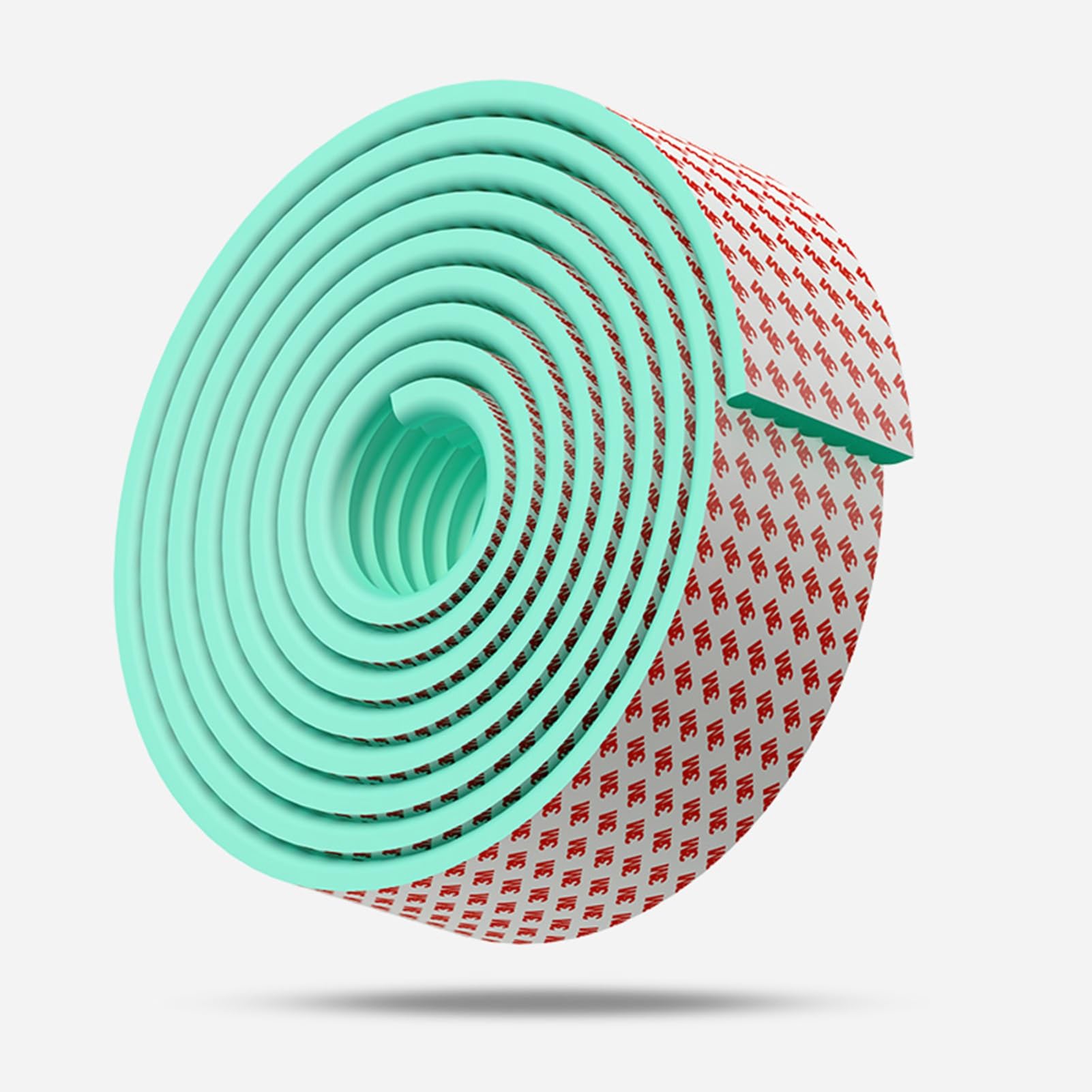 Protezione per Bordi, paraspigoli per mobili e paraurti di Sicurezza per Bordi, Cuscino paracolpi per mobili da Tavolo con Angoli acuti (Greenb 200 cm)
