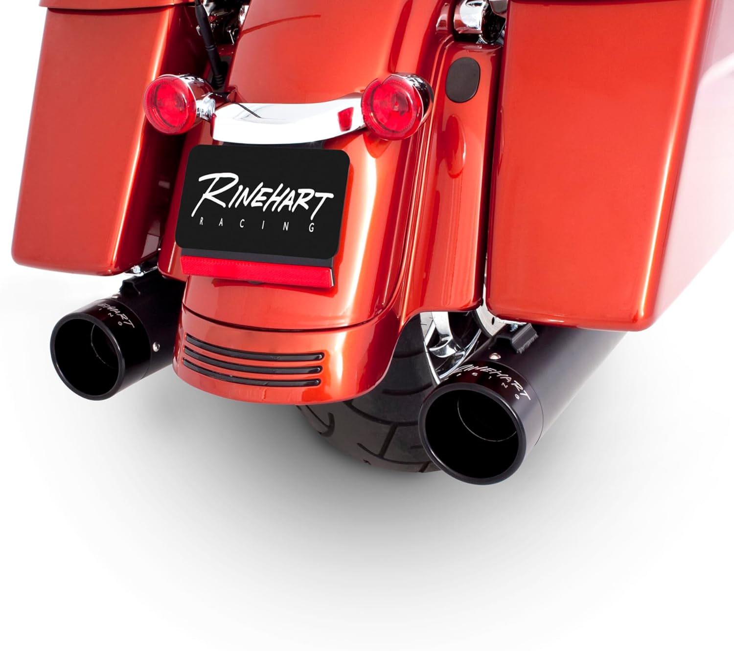 DBX40 4" Slip-On Muffler for Harley Touring (Black w/Black End Caps)
