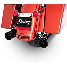 DBX40 4" Slip-On Muffler for Harley Touring (Black w/Black End Caps)