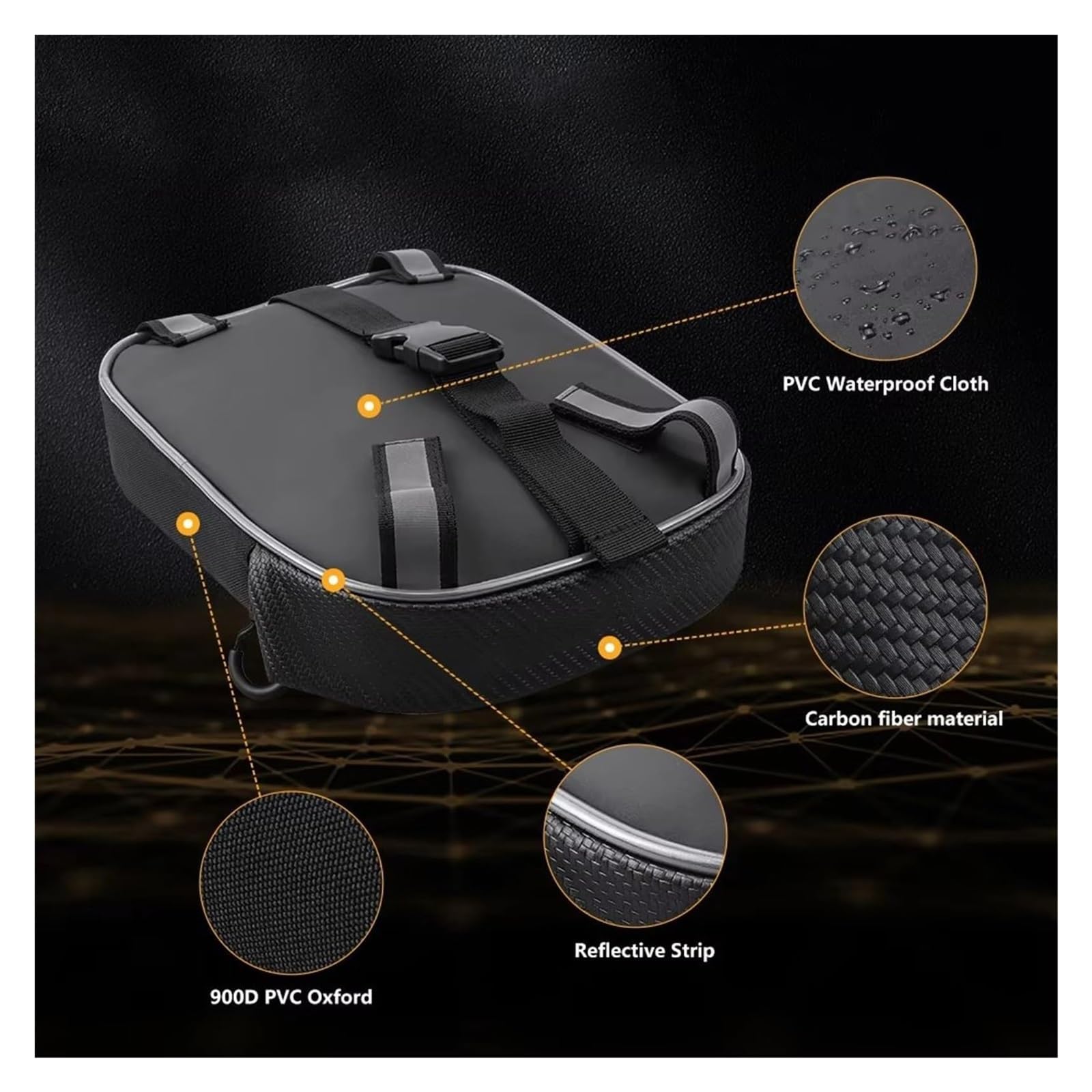 Moto Paraurti Borsa per BMW per R1200GS per LC per Adventure 2014-2020 per R1250GS Moto Coda Attrezzi Portaoggetti Posteriore Telaio Pacchetto Bagagli Sella Borsa