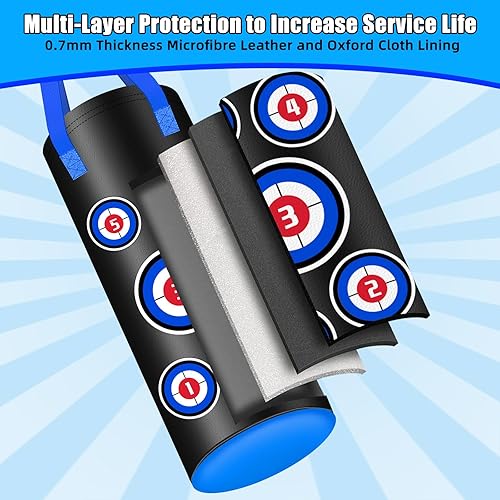 Miniatura 2 de Hanging Punching Bag for Kids, 2FT PU Leather Kicking Bag with Boxing Bag Gloves, Heavy Bag Boxing Equipment for Training Karate Muay Thai Kick