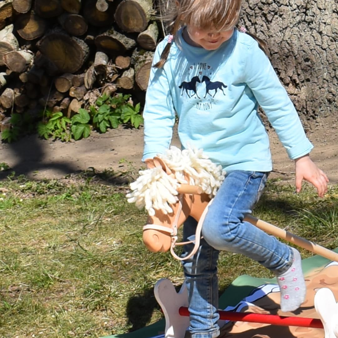 Steckenpferd Haflinger Hobby Horse Holzpferd