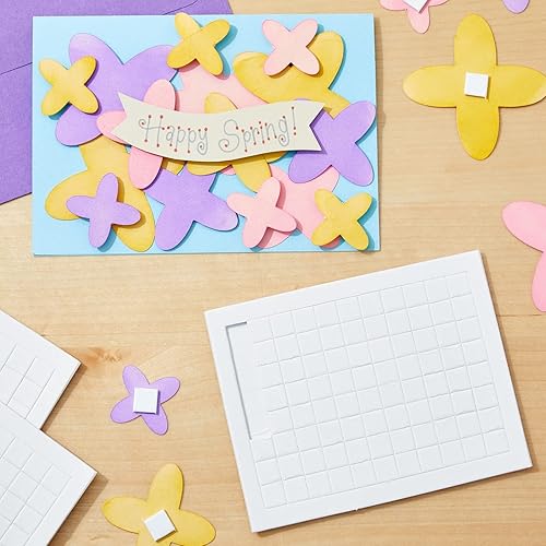 Miniatura 2 de Juvale Cuadrados de espuma adhesiva, soportes de doble adhesivo, puntos de respaldo (0.4 pulgadas, 1056 piezas)