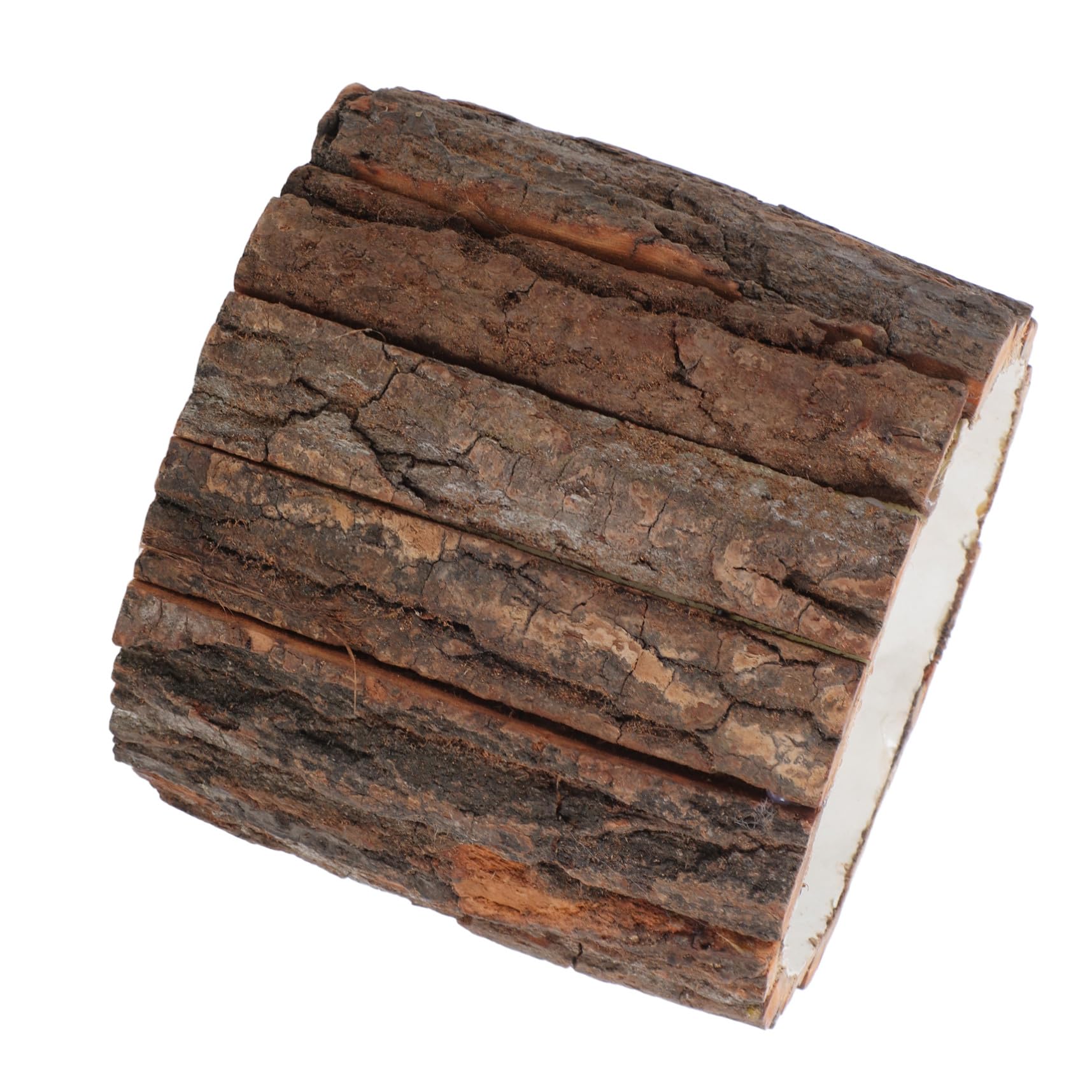 Planteur respirant en bois DOITOOL pot de fleurs écorce extérieur intérieur