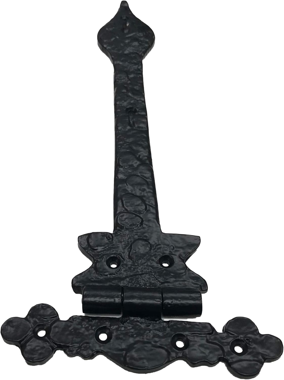 12" RVE-105 - Candle Spear Head Decorative Strap - Antique Style Iron Strap for Doors, Gates, cabinets, barn Door Straps. - RVE-105 (4)