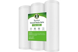 Syntus Vacuum Sealer Bags 11 Inch FoodSaver Compatible
