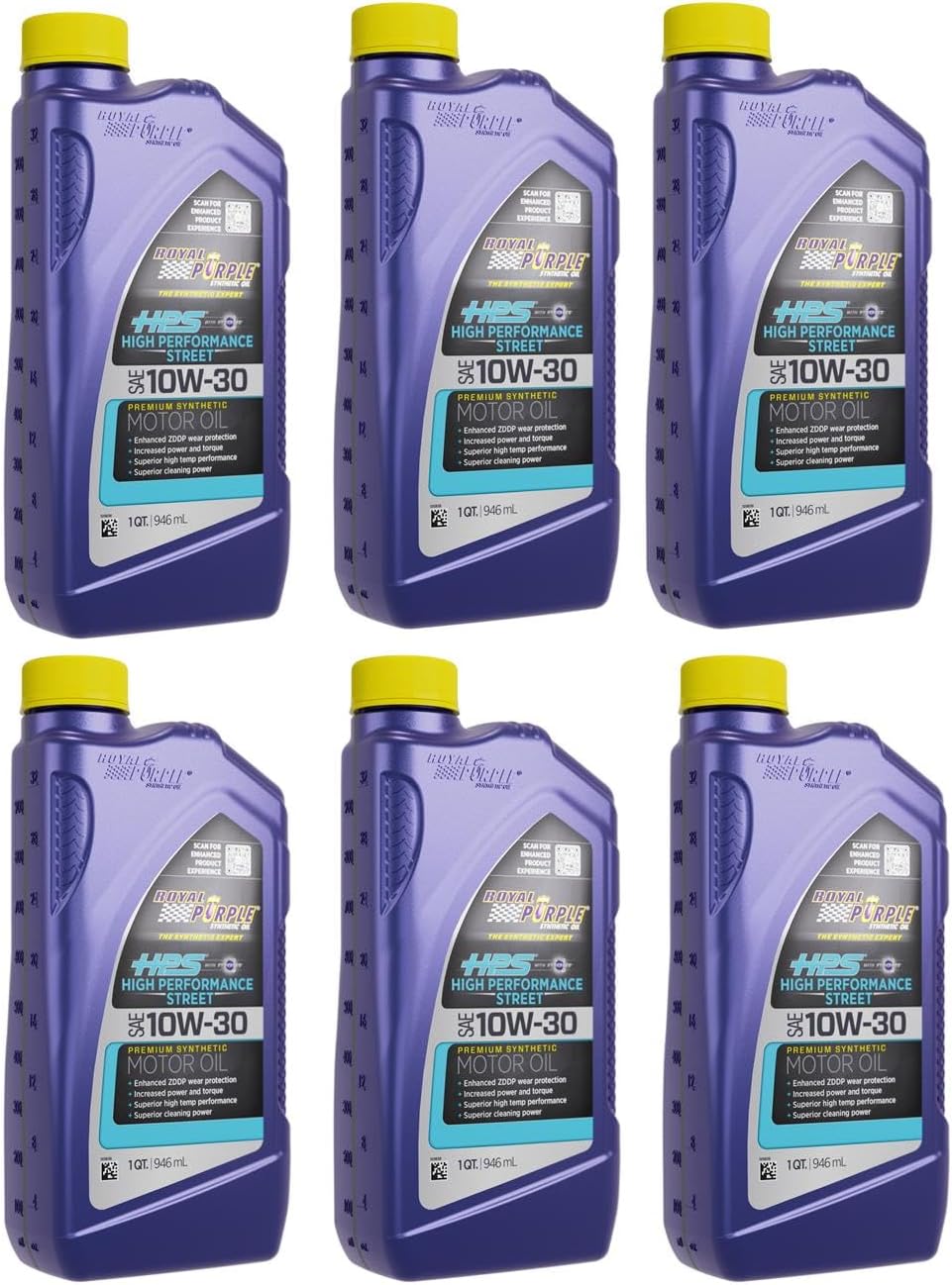 Royal Purple HPS 10W30 High Performance Engine Oil, 6 Quart Case