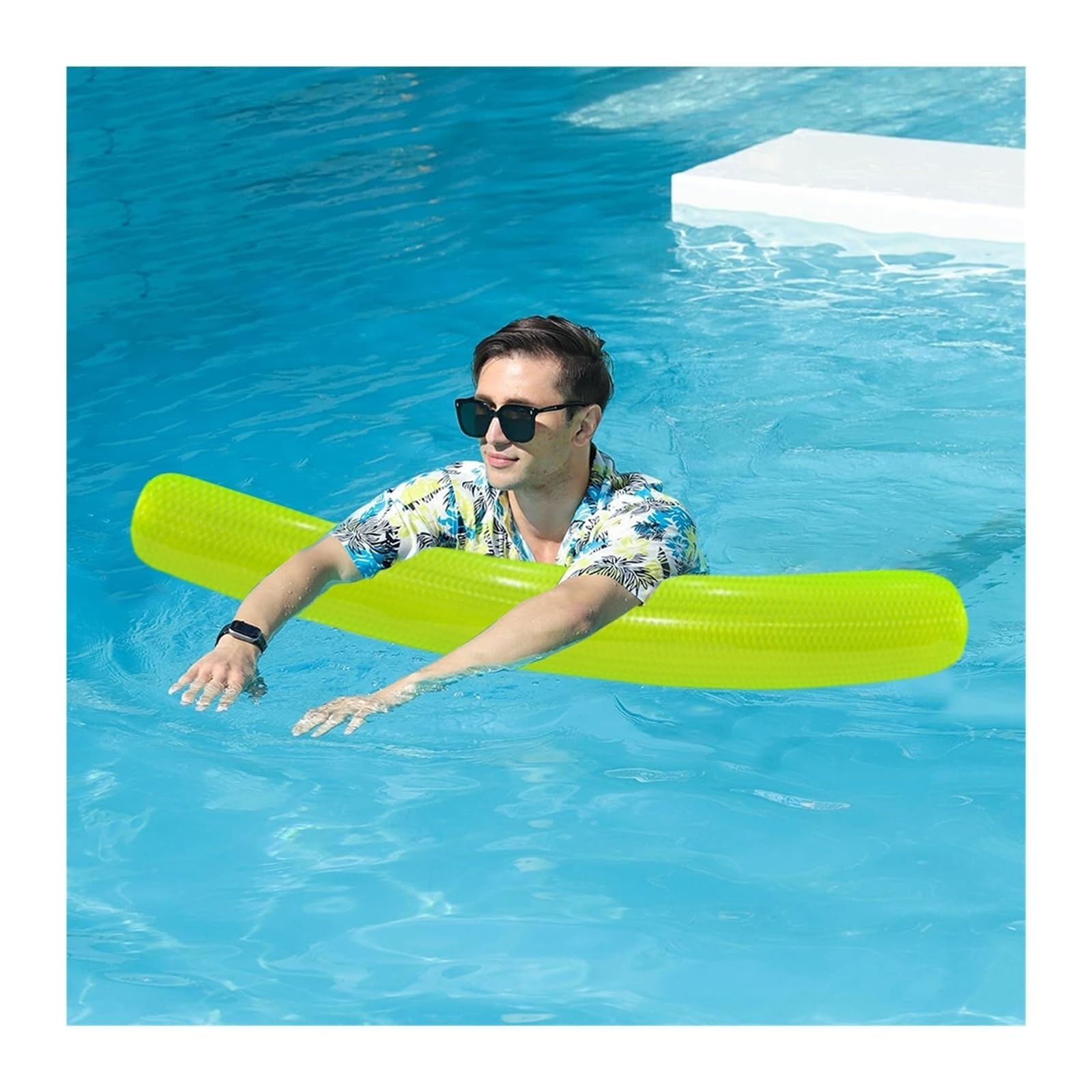 Poolnudel Hohl Schwimmnudel 1 Stück aufblasbarer Schwimmstab | Pool-Float-Party-Spaß-Wasser-Rest-Zubehör