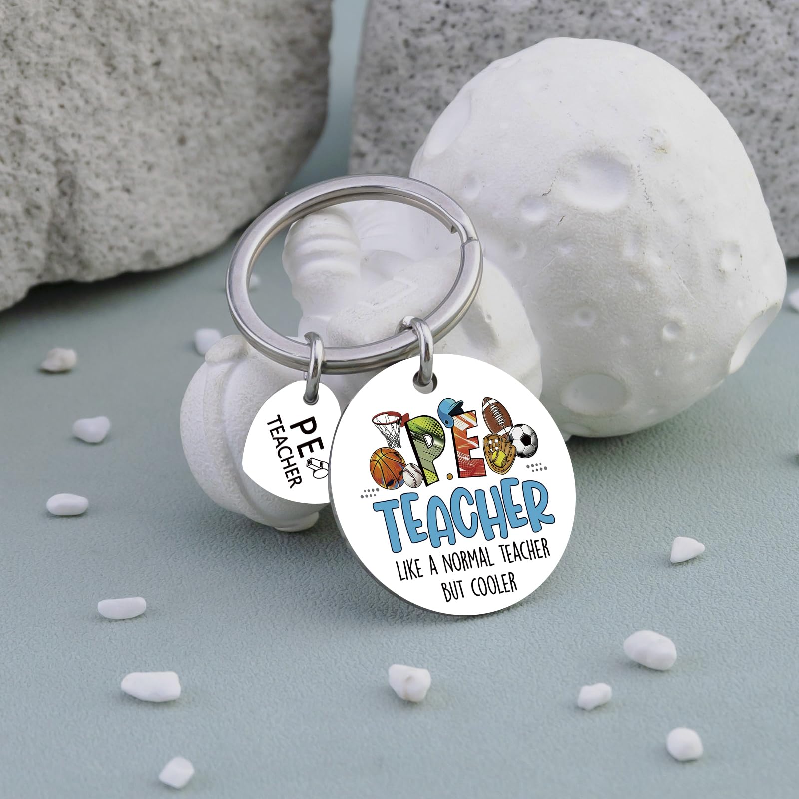 Gym Teacher Gifts PE Teachers Day Gift For Men Women Cool Teacher Appreciation Gift Male Birthday Graduation End Of Year Teachers Gifts Gym Ornament For Teacher's Day Whistle Keychain