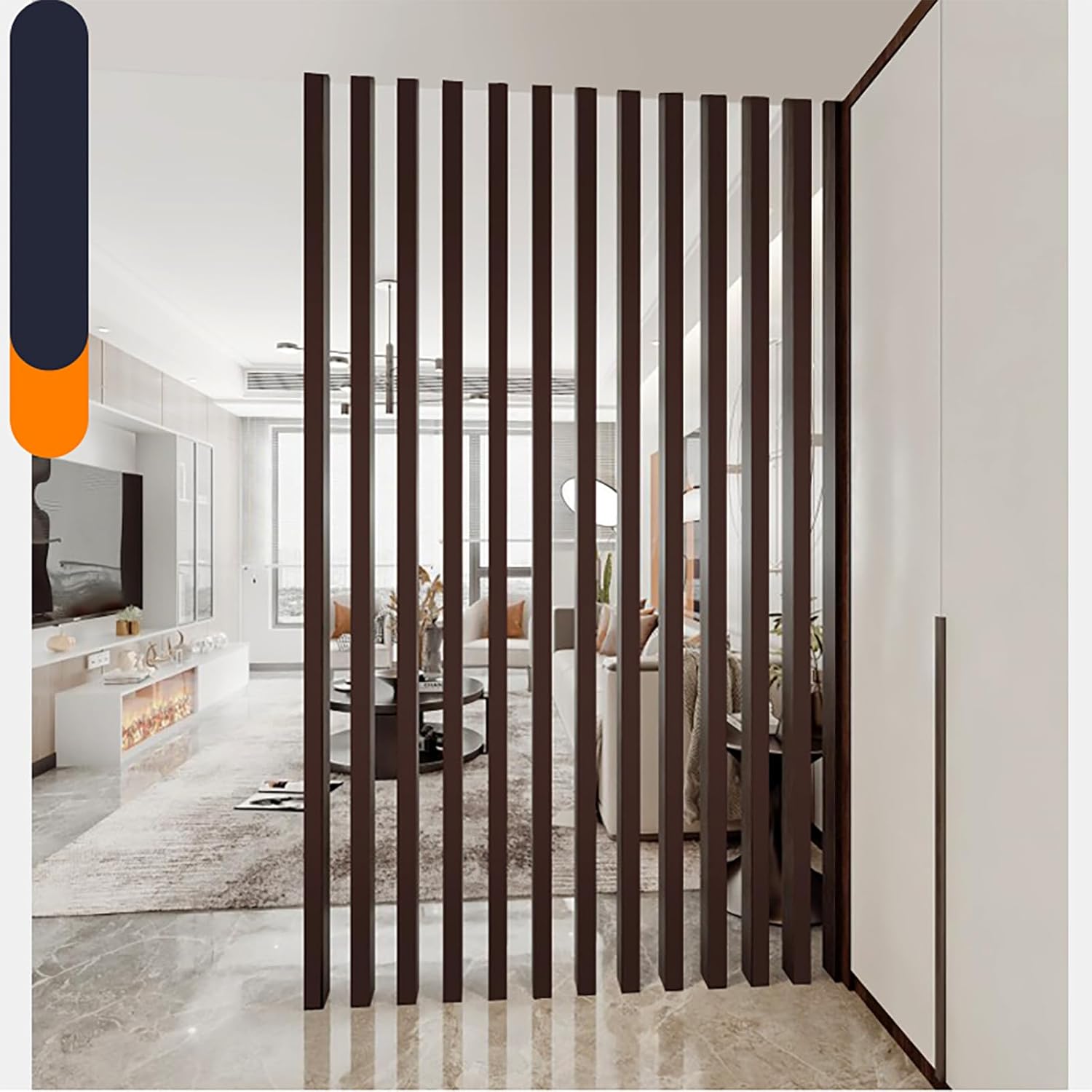 Brown Aluminum Square Tubing 8Pcs 100mm x 100mm x 2650mm Long Wall Thickness 2mm, 8 Pack 4 inch 4" Aluminum Square Tube Coffee Color 4 x 4 x 0.08 x 104.33" inch (Appr)