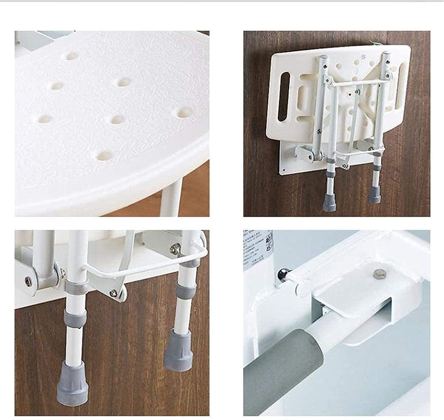 Panca Imbottita per Il trasferimento del Sedile, Taburete De Ba?o Sedia da Doccia Sgabello da Doccia Sgabello da Doccia Portatile Sgabello da Doccia Pieghevole in Alluminio, Sgabel