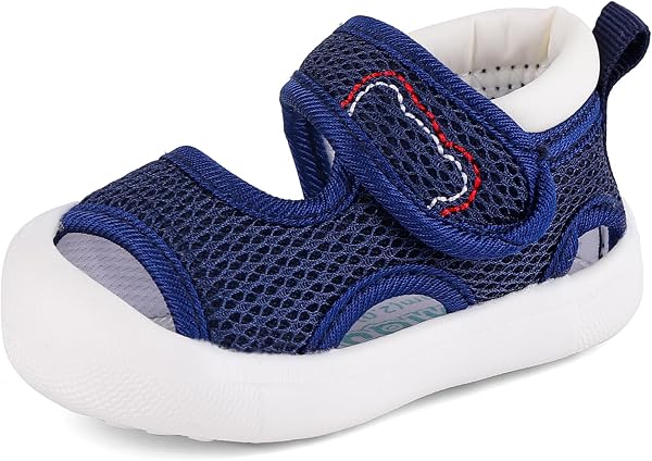 Cheerful Mario 0-3 Ans été Sandales Bebe Fille Garçon Chaussures Bebe Premier Pas Antidérapant - 1