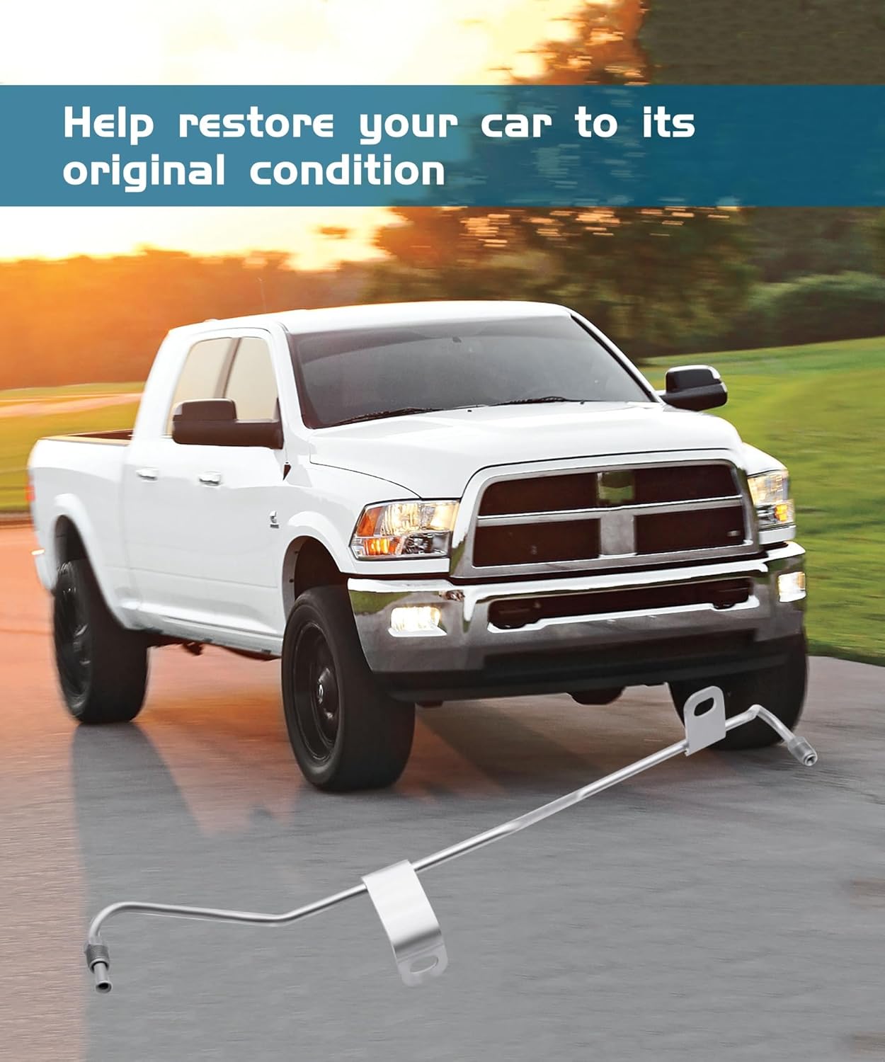 Exhaust Gas Recirculation (EGR) Line Fits For Dodge Ram 2500、3500、4500、5500 6.7L Cummins Diesel Engines，Replaces # 68038087AA,68005182AA,EGR9002,598-166,598166