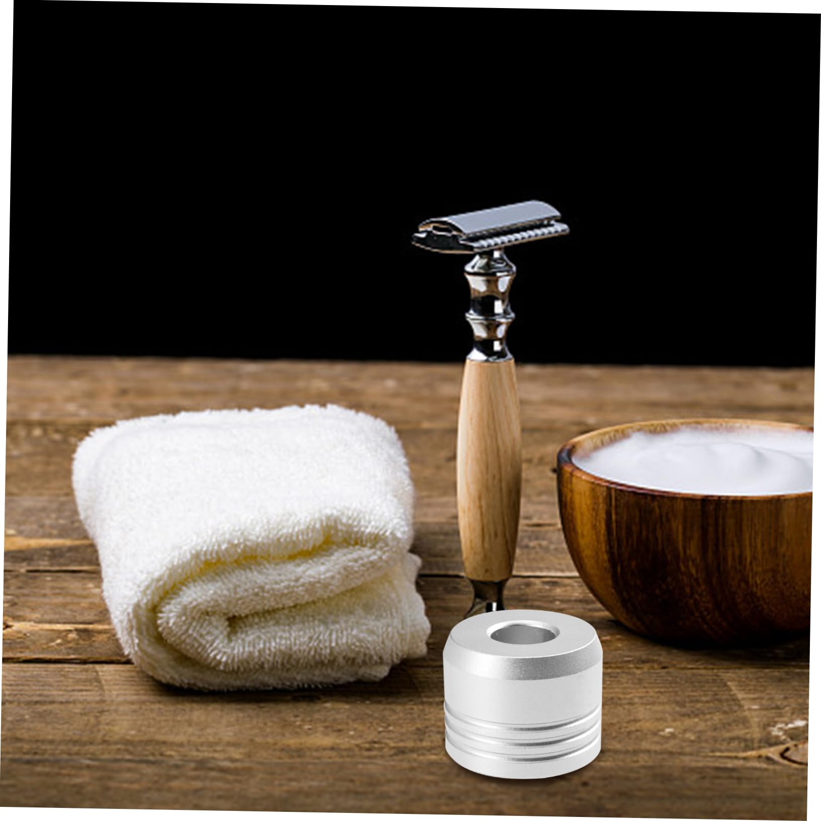 HAPINARY Extend Life of Your Manual Shaver Small Razor Storage Base Easy Operation Razor Holder