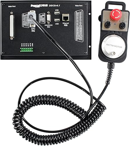 Vista 8 de CNCTOPBAOS Controlador sin conexión CNC de 4 ejes 500KHz DDCSV4.1, PLC de control de movimiento del sistema independiente, control de servomotor