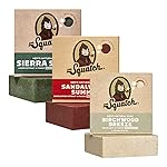 Dr. Squatch Natural Bar Soap for Men - Cold Process Soap with No Harsh Chemicals - Sierra Storm, Sandalwood Summit & Birchwood Breeze (5 oz, 3-Pack)