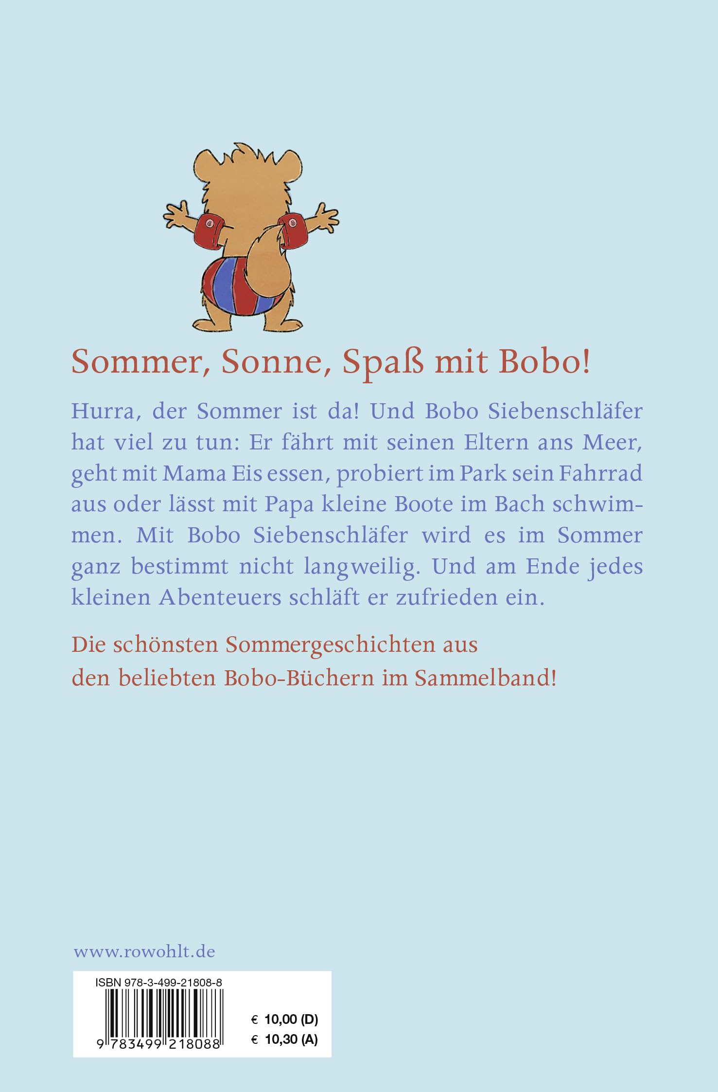 Bobo Siebenschläfer: Großer Sommerspaß: Bildgeschichten für ganz Kleine