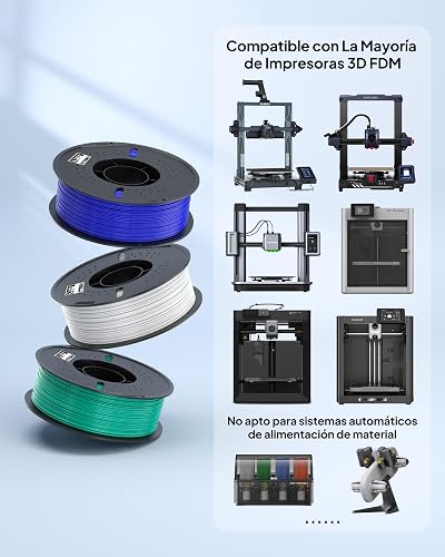 ELEGOO TPU Filament 1.75mm Black 1KG, 95A Soft Flexible 3D Printing Filament 1KG Spool(2.2lbs) Fits for Most FDM 3D Printers - 5