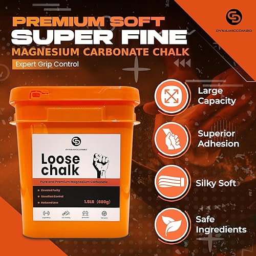 Miniatura 2 de Gym Chalk  Cubo de tiza en polvo de 1.5 libras para levantamiento de pesas, gimnasia, gimnasio y deportes múltiples