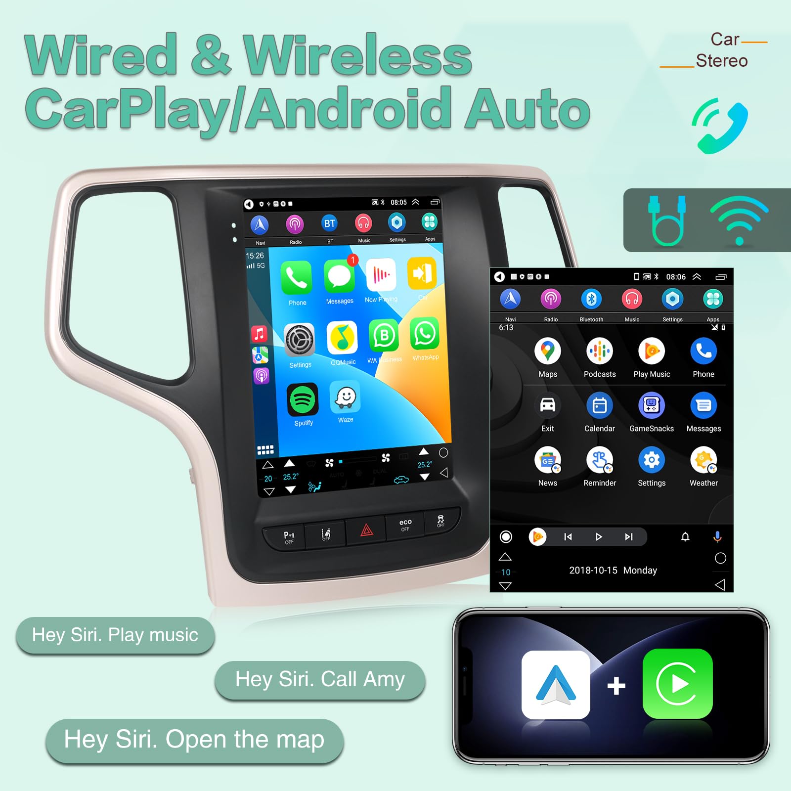 Amazon.com: 2G+64G Radio for Jeep Grand Cherokee 2014-2020, 9.7