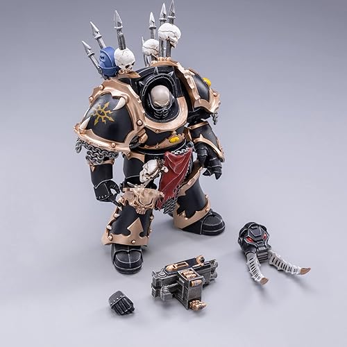 Miniatura 6 de Pipigirl JoyToy × Warhammer Genuine License 118 Figuras de acción de soldado, kits de modelos de guerrero extremo militar militar de 4 pulgadas