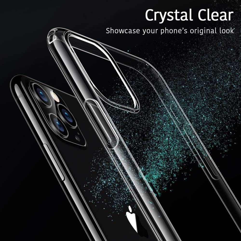 ESR Essential Zero Designed for iPhone 11 Pro Max Case, Slim Clear Soft TPU, Flexible Silicone Cover for iPhone 11 Pro Max 6.5-Inch (2019), Clear