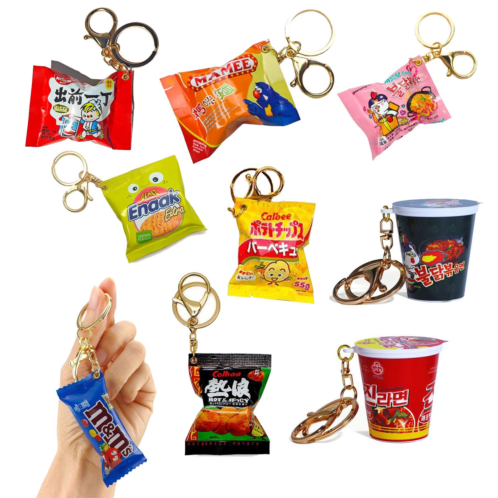 Amazon.co.jp: ミニ おやつ キーホルダー チョコレート ポテトチップス