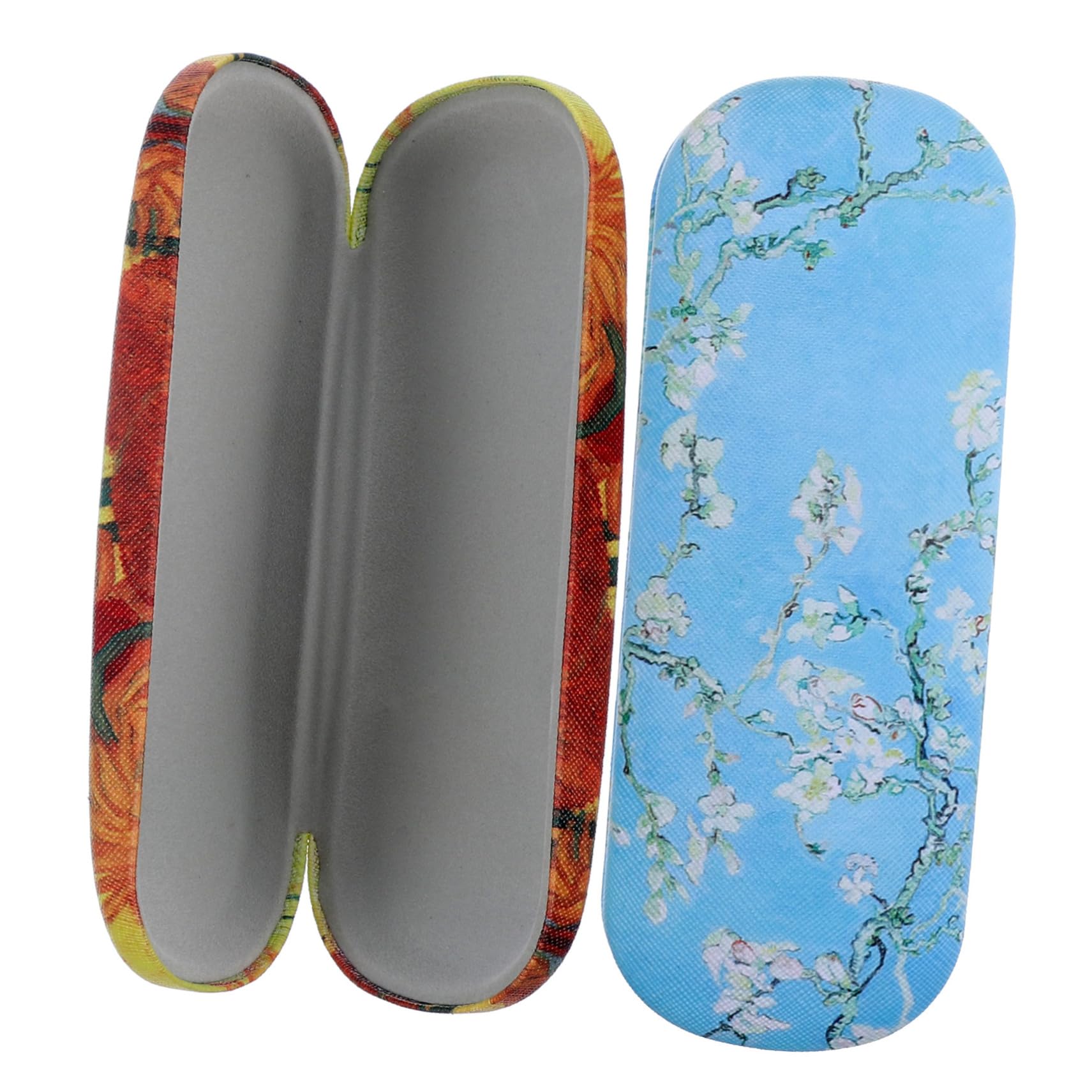 Healeved Estuche Para Gafas Plegable Organizador De Gafas De Sol Estuche Para Gafas De Sol Estuche Para Gafas De Sol Con Diseño De Girasol Estuche Para Gafas De Viaje Organizador De