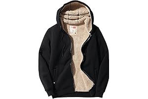 Men's Sherpa Fleece Hoodie- Conquer the Winter in Rugged Warmth